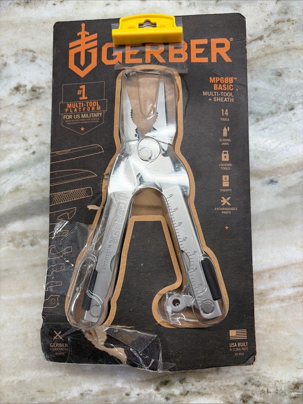 Gerber MP600 Basic 14-in-1 Stainless Steel Multi-Tool w/ Sheath, New